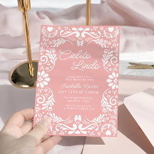 Pink Papel Picado Mexicaans Baby shower