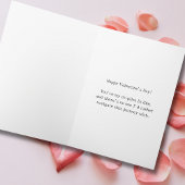 Pink Paper Airplane Heart Romantic Valentine's  Kaart