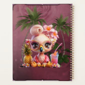 Pink Paradise, een zoete flamingo Planner (Achterkant)