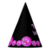 Pink Pareltjes Party Pet Feesthoedjes (Links)