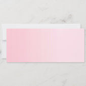 PInk Paris Birthday Party Ticket Kaart (Achterkant)
