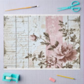 Pink Paris Pattern Tissuepapier (Craft)