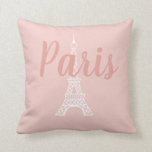 Pink Paris Pillow Kussen
