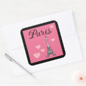 Pink Paris Stickers (Envelop)