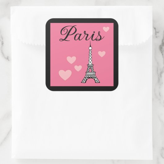 Pink Paris Stickers (Tas)