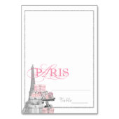 Pink Paris Tented Escort Kaarten (Voorkant)