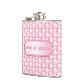 Pink Parly Maid of Honor Wedding Flask Heupfles (Links)