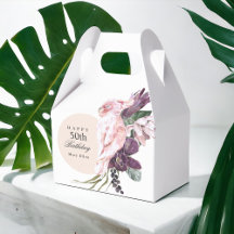 Pink Parrot Boho Tropical 50th Birthday Party