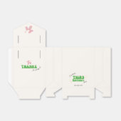 Pink Party Ballon Animal 3rd Verjaardagsfeest Bedankdoosjes (Uitgevouwen)