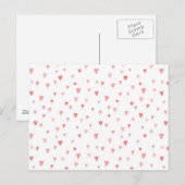 PINK PASSIEHARTEN BRIEFKAART (Voorkant / Achterkant)