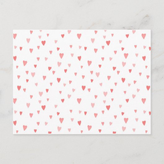 PINK PASSIEHARTEN BRIEFKAART (Voorkant)