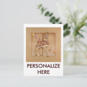 PINK PASSION PONY CARROUSEL BRIEFKAART (Staand voorkant)