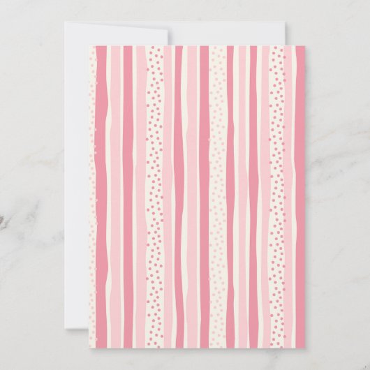 Pink Pastel Dinosaur 2-rex Rawr birthday Kaart (Achterkant)