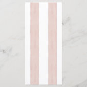 Pink Pastel Dinosaur Birthday Party Menu (Achterkant)