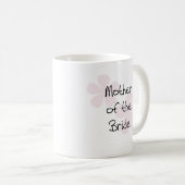 Pink Pastel Flowers Moeder Bride Koffiemok (Voorkant rechts)