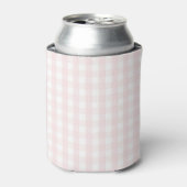 Pink Pastel Gingham Pattern Grandmillenial  Blikjeskoeler (Blikje Voorkant)