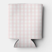 Pink Pastel Gingham Pattern Grandmillenial  Blikjeskoeler (Voorkant)