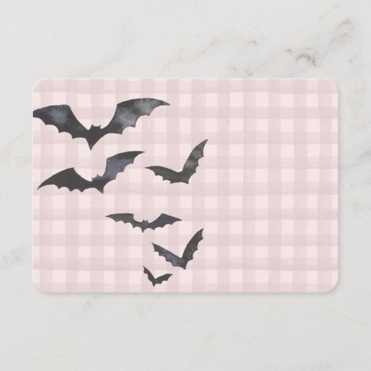 Pink Pastel Little Boo Ghost Books for Baby Insert Informatiekaartje (Achterkant)