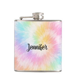 Pink Pastel Tie Dye Girly Chic                     Heupfles