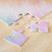 Pink Pastel Tie Dye Girly Chic                     Legpuzzel (Zijkant)