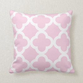 Pink Pastel Trendy Clover Patroon Kussen