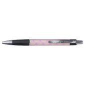Pink Paw Print Bone Patroon Pen (Achterkant)