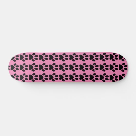 PINK PAW PRINT SKATEBOARD (Horizontaal)