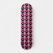 PINK PAW PRINT SKATEBOARD (Voorkant)