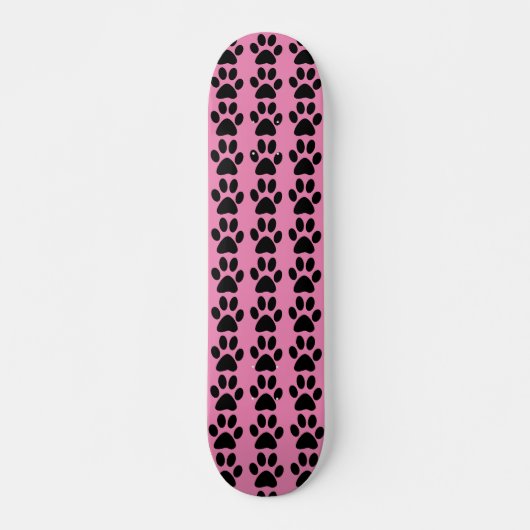 PINK PAW PRINT SKATEBOARD (Voorkant)