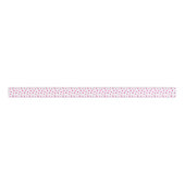 Pink Paw Prints Patroon Grosgrain Lint (Voorkant)
