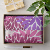 Pink Peach Burgundy Paars Dahlia Tissuepapier (Geschenk)