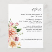 Pink & Peach Floral & Greenery - Gegevens over de  Flyer (Voorkant)