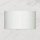 Pink Peach Roses Rustic Green Geometric Detail Informatiekaartje (Achterkant)