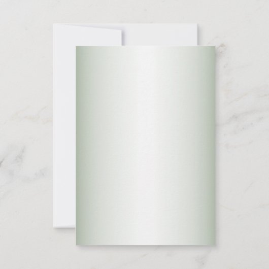 Pink Peach Roses Rustic Green Geometric Save The Date (Achterkant)