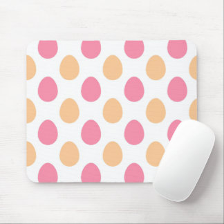Pink Peach Spring Easter Eggs Paattern Mousepad Muismat