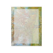 Pink Peach Tree in Blossom Reminiscence of Mauve Notitieblok (Linkerzijde)