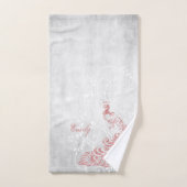 Pink Peacock Persoonlijke badhanddoeken Bad Handdoek (Handdoek)