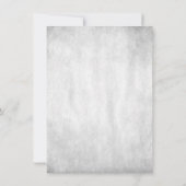 Pink Peacock Rehearsal Dinner Invitation Kaart (Achterkant)