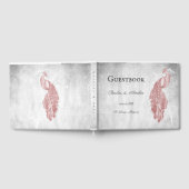 Pink Peacock Weddenschap Gastenboek (Volledig)