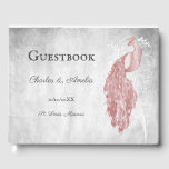 Pink Peacock Weddenschap Gastenboek<br><div class="desc">Neem de gasten op je grote dag op met een Roze Peacock Wedding Day Guestbook. Het ontwerp van het Guestbook is voorzien van een elegante pauw tegen een kwetsbare foliage- en slijmachtergrond. Extra trouwbenodigdheden zijn ook beschikbaar bij dit ontwerp.</div>