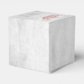 Pink Peacock Wedding for Box Bedankdoosjes (Achterkant)