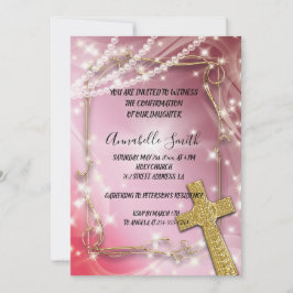  Pink Pearl Cross BEVESTIGING Kaart