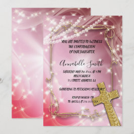  Pink Pearl Cross BEVESTIGING Kaart