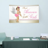 Pink Pearl High Heel Princess Angel Baby shower Spandoek (Beurs)