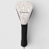 Pink Pearls Gold Chain   Golfheadcover (Voorkant)