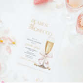 Pink Pearls & Prosecco Brunch Vrijgezellenfeest Kaart