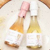 Pink Pearls & Prosecco Vrijgezellenfeest Sparkling Wijnetiket