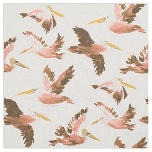 PINK PELICAN PARTY STOF (Swatch)