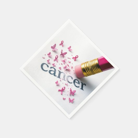 Pink Pencil Erasing Cancer Text  Servet (Hoek)