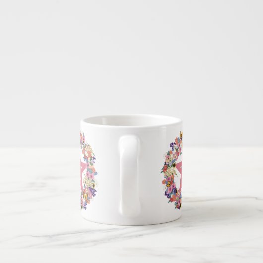 Pink Pentacle Espresso Mok (Achterkant)
